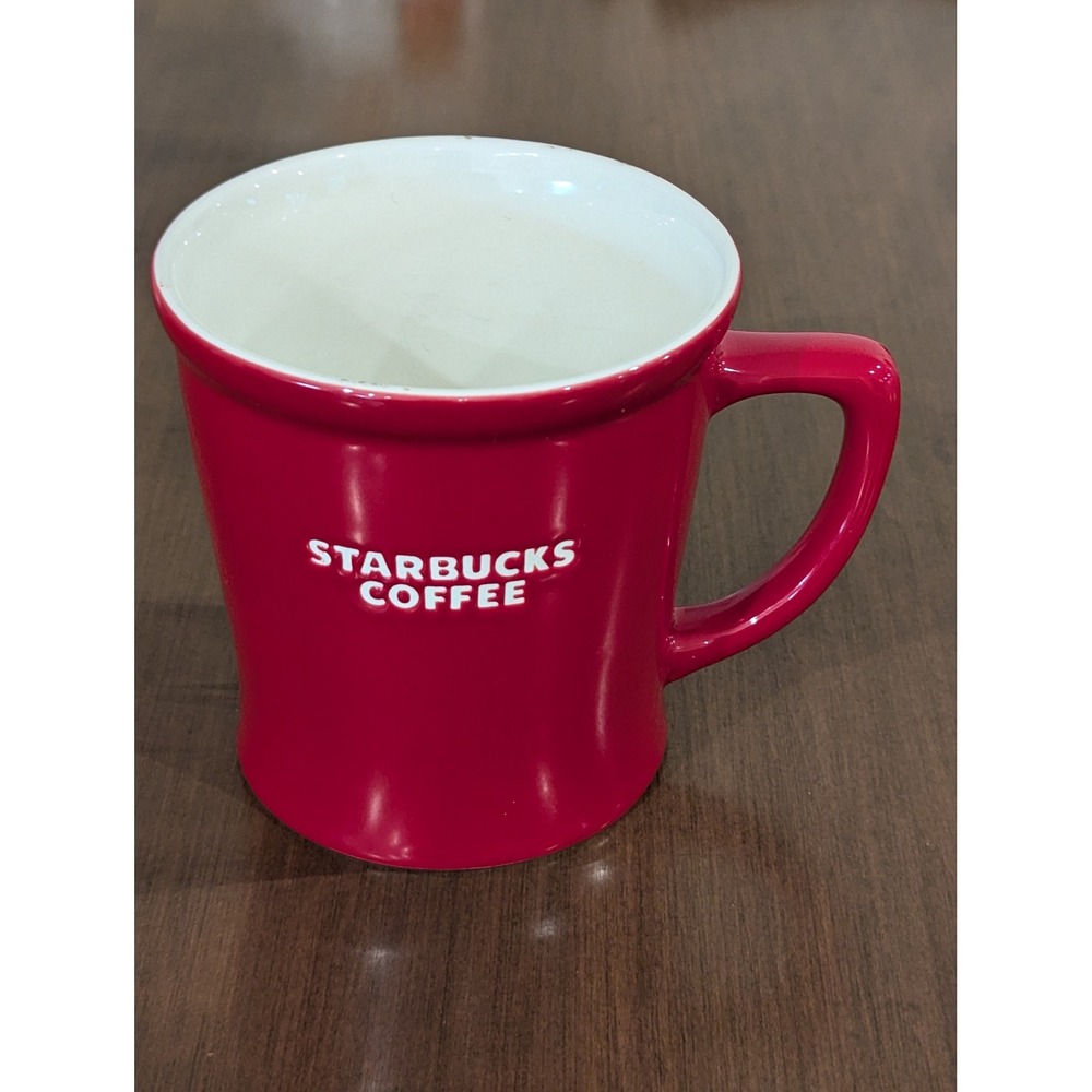 Starbucks 2009 Red Holiday Coffee Mug 16 Oz New Bone China Christmas Cup